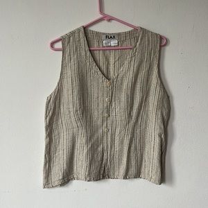 Flax Linen Tank Top